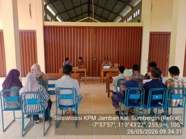 Sosialisasi Pembangunan Jamban Sehat Reformasi Danais Tahun 2026